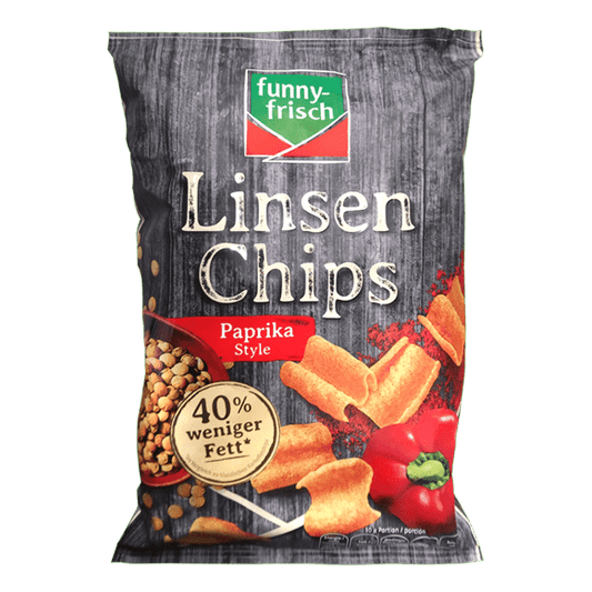 Linsenchips Paprika